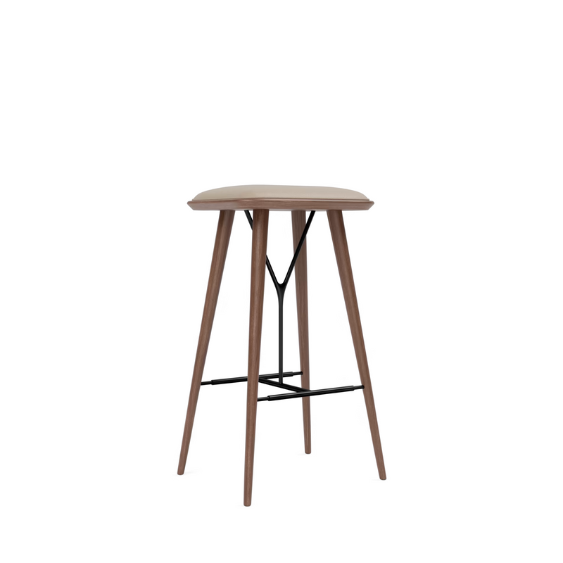 Spine Wood Base Stool - Model 1736