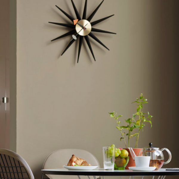 Sunburst Clock / Walnut