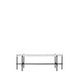 TS Console - 180 1 Rack / Black / White Carrara marble