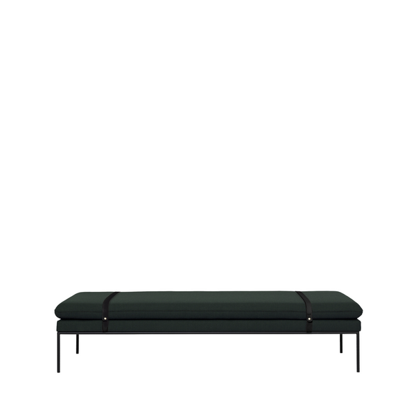 Turn Daybed / Black base / Black straps / Fabric Hot Madison 234