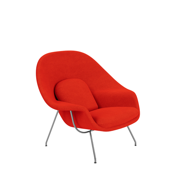 Womb Chair - Relax / Chrome / Fabric Circle ginger