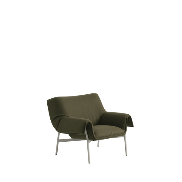 Wrap Lounge Chair / Grey / Kvadrat Divina 984