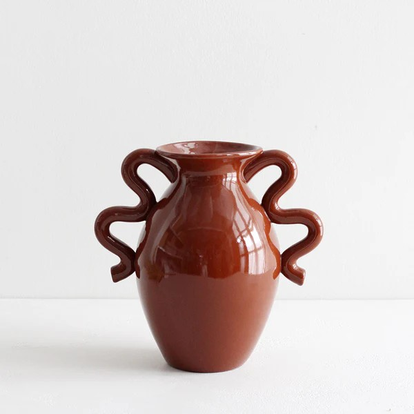 Verso Table Vase / Terracotta